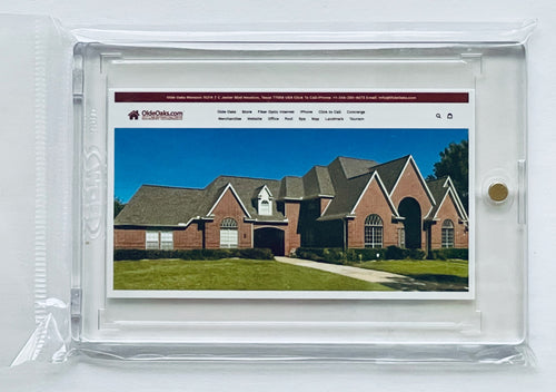 OldeOaks.com Mansion Business Card